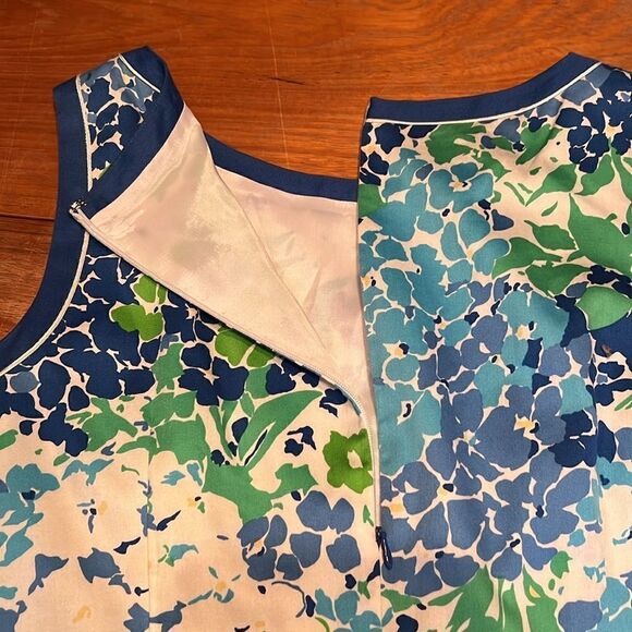 Talbots dress sleeveless floral 8 - Picture 3 of 8